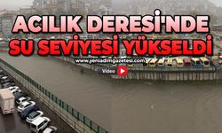 Acılık Deresi'nde su seviyesi yükseldi