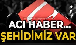 Acı haber geldi: Şehidimiz var