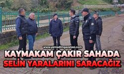 Kaymakam Çakır sahada: Selin yaralarını saracağız