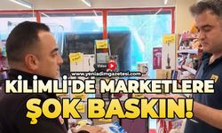 Kilimli'de marketlere şok baskın!