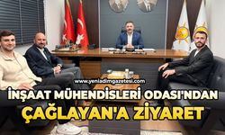 İnşaat Mühendisleri Odası'ndan Çağlayan'a ziyaret