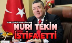 Belediye Başkanı Nuri Tekin istifa etti