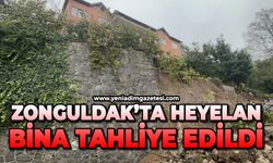 Zonguldak'ta heyelan: Binada yaşayanlar tahliye edildi