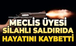 Meclis üyesi silahlı saldırıda hayatını kaybetti