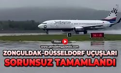 Zonguldak–Düsseldorf uçuşları sorunsuz tamamlandı