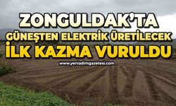 Zonguldak'ta güneşten elektrik üretilecek: İlk kazma vuruldu