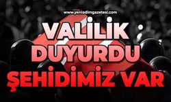 Üzücü haber geldi: Şehidimiz var