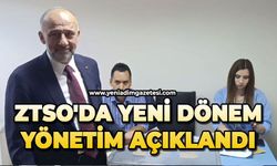 ZTSO'da yeni dönem: Yönetim açıklandı