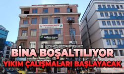 Bina boşaltılıyor: Yıkım çalışmaları başlayacak