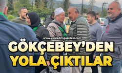 Gökçebey'den yola çıktılar
