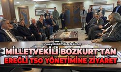Milletvekili Bozkurt'tan Ereğli TSO Yönetimine ziyaret