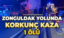 Zonguldak yolunda korkunç kaza: 1 ölü