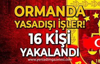 Yasadışı avcılık yapan 16 kişi yakalandı