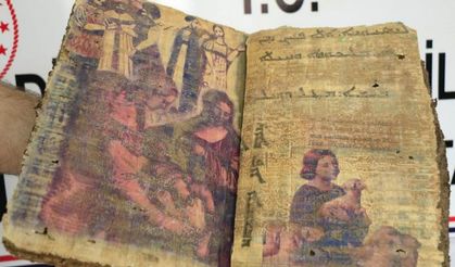 Diyarbakır’da 1400 yıllık dini kitap ele geçirildi