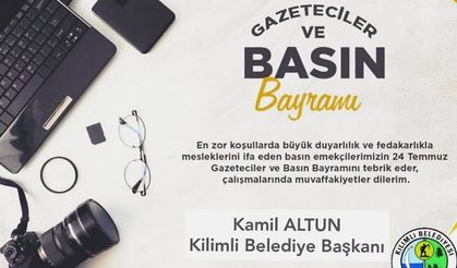 Kamil Altun, basın bayramını kutladı