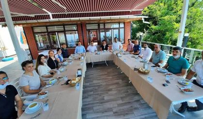 Kilimli'de veda yemeği