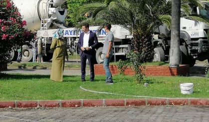 Kilimli sahil parkta yeni düzenlemeler yapılıyor