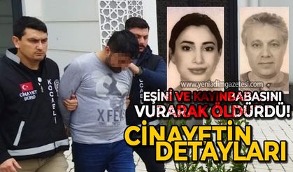 Eşini ve kayınbabasını vurarak öldürdü: Cinayetin sır detayları