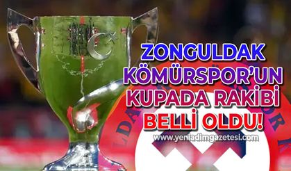 Zonguldak Kömürspor'un Ziraat Türkiye Kupası'nda rakibi belli oldu!
