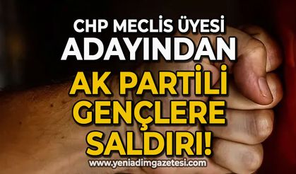 CHP Belediye Meclis Üyesi Adayı AK Partili gençlere saldırdı!