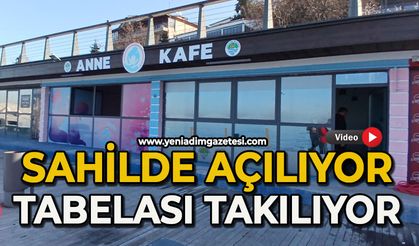 Sahilde açılıyor: Tabelası takıldı