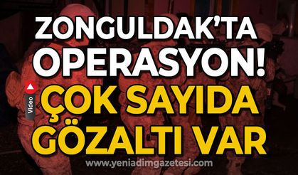 Zonguldak'ta uyuşturucu madde satıcılarına yönelik operasyon
