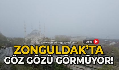 Zonguldak'ta yoğun sis etkili oldu