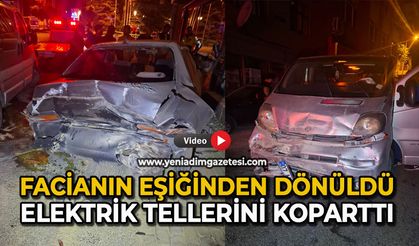 Facianın eşiğinden dönüldü: Elektrik tellerini koparttı