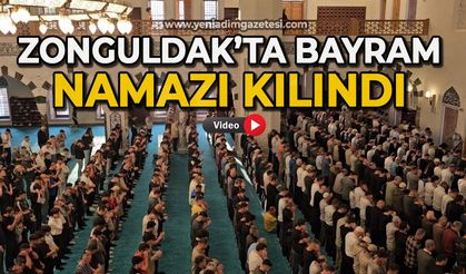 Zonguldak'ta bayram namazı kılındı
