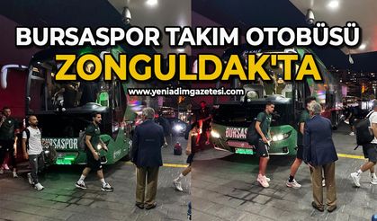 Bursaspor takım otobüsü Zonguldak'ta