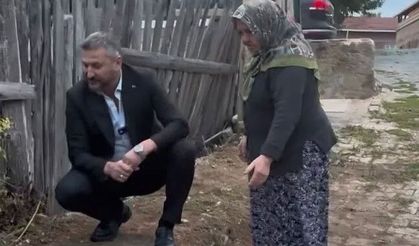 Başkan Civa'nın samimi tavırları sosyal medyada ilgi görüyor