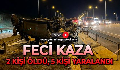 Feci kaza : 2 kişi öldü, 5 kişi yaralandı