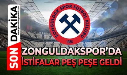 Zonguldakspor'da istifalar peş peşe geldi