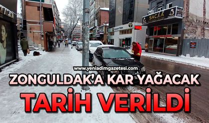 Zonguldak’a Kar yağacak tarih verildi