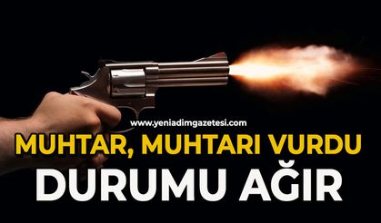 Muhtar, muhtarı vurdu: Durumu ağır