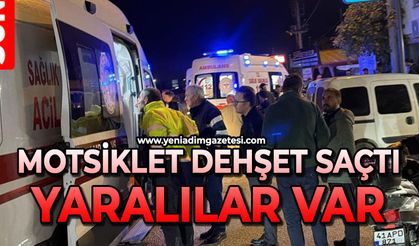 Motosiklet, yolun karşısına geçmeye çalışan adama çarptı: 3 yaralı