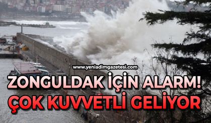 Zonguldak kırmızı alarm: Çok şiddetli geliyor!