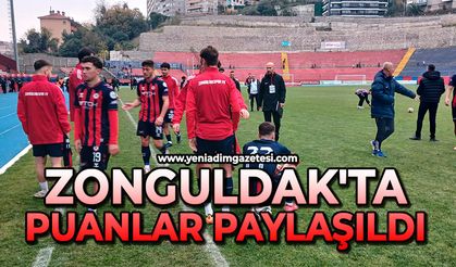 Zonguldak'ta puanlar paylaşıldı