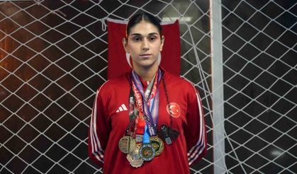17 yaşındaki milli taekwandocu başarısıyla göz dolduruyor