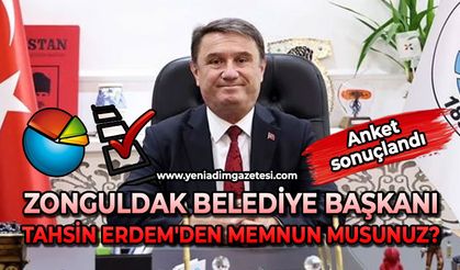 Zonguldak Belediye Başkanı Tahsin Erdem'den memnun musunuz?’ anketi sonuçlandı!