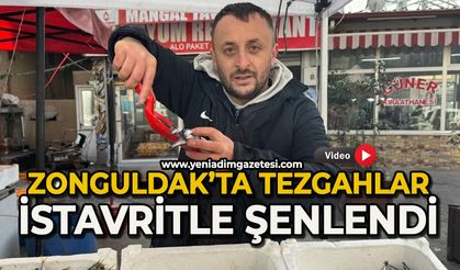 Zonguldak'ta tezgahlar istavritle şenlendi