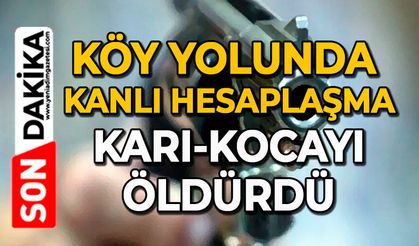 Husumetli olduğu karı kocayı öldürdü
