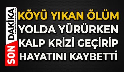 Köyü yıkan ölüm: Yolda yürürken kalp krizi geçirip hayatını kaybetti