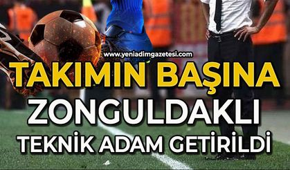 Takımın başına Zonguldaklı teknik adam getirildi