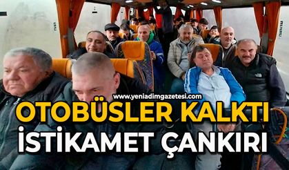 Otobüsler kalktı: İstikamet Çankırı