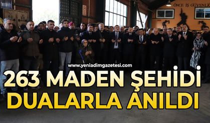 Maden faciasında hayatını kaybeden 263 madenci dualarla anıldı