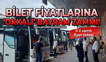 Zonguldak’ta otobüs biletlerine bayram zammı: Biletler 1000 TL’ye dayandı
