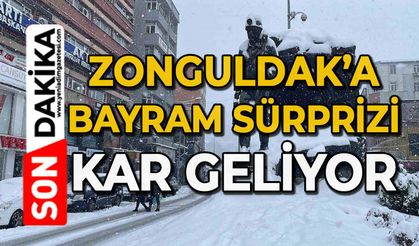 Zonguldak'ta bayram sürprizi: Kar geliyor!