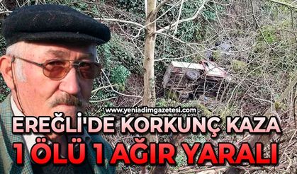Ereğli'de korkunç kaza: 1 ölü, 1 ağır yaralı