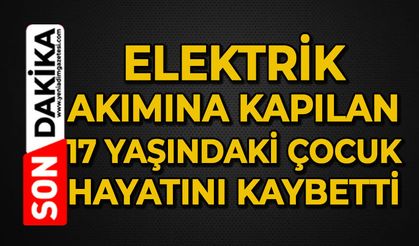 Elektrik akımına kapılan 17 yaşındaki çocuk hayatını kaybetti